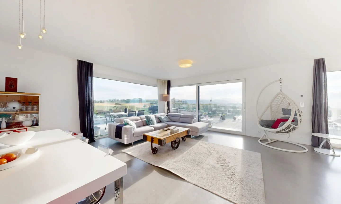 Magnificent penthouse with stunning lake view in Echichens - Photo 4 of 11