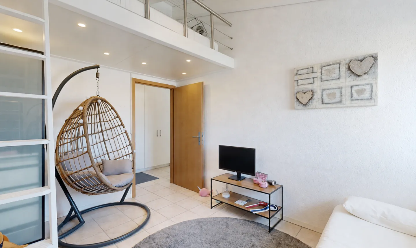 Penthouse with Lake and Mountain View in the Heart of Bouveret - Photo 10 of 11