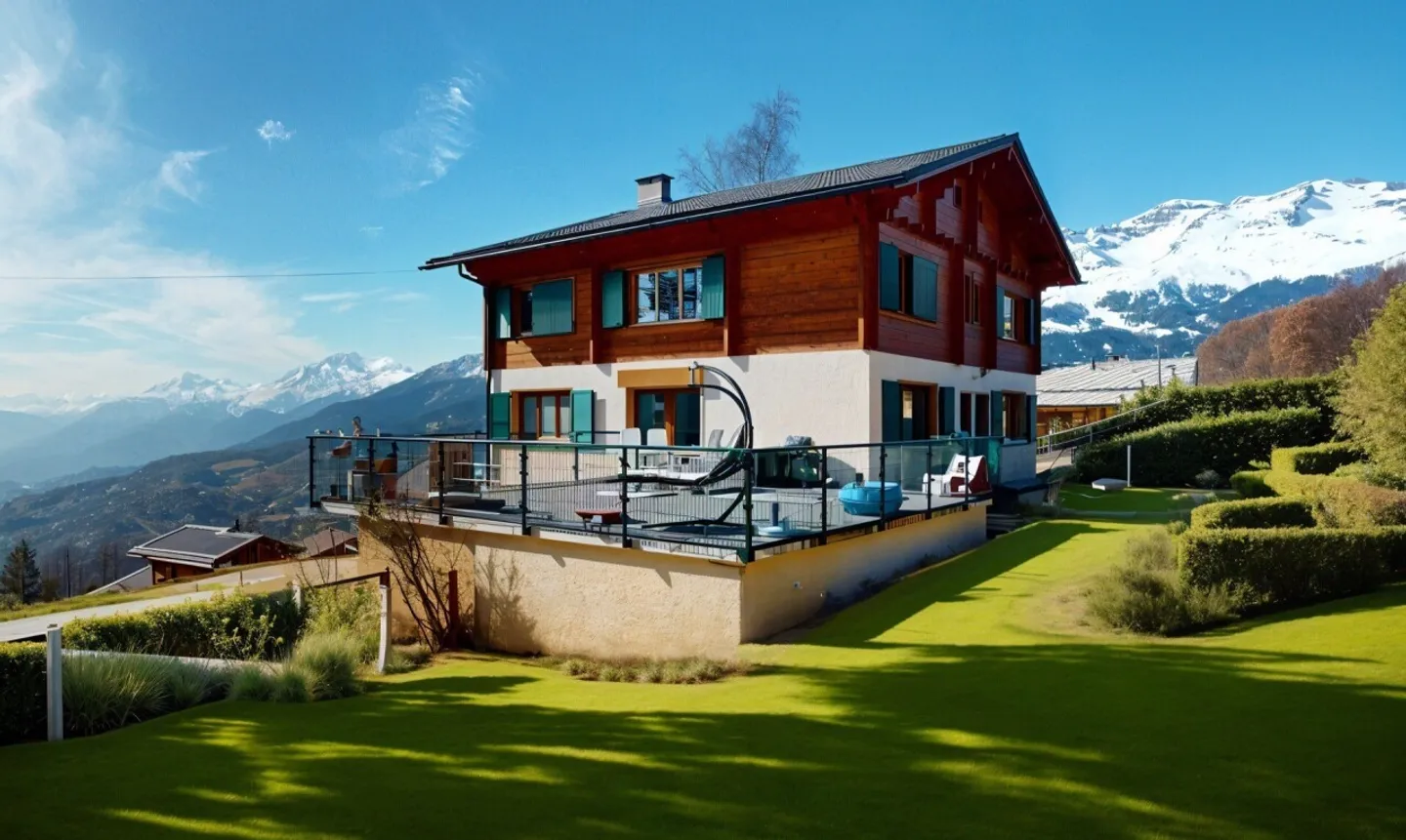 Superbo appartamento 4.5 stanze situato in un chalet con due appartamenti - Foto 4 di 13