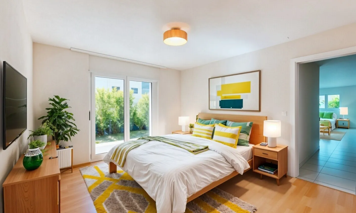 Schöne helle 4,5-Zimmer-Wohnung mit Terrasse und Garten - Foto 5 von 13