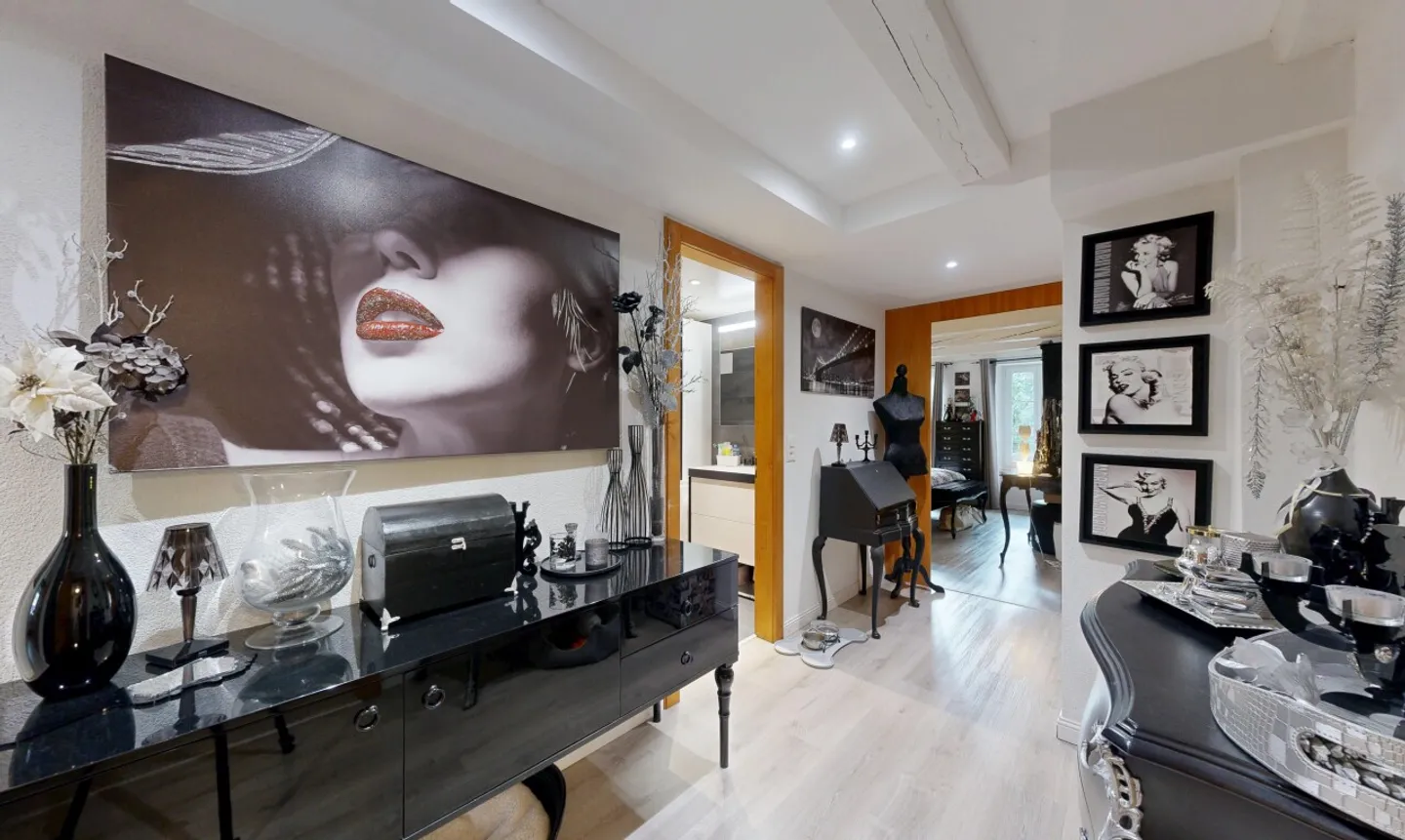 Casa di paese con terrazza e soggiorno a cattedrale - Corsier - Foto 7 di 11