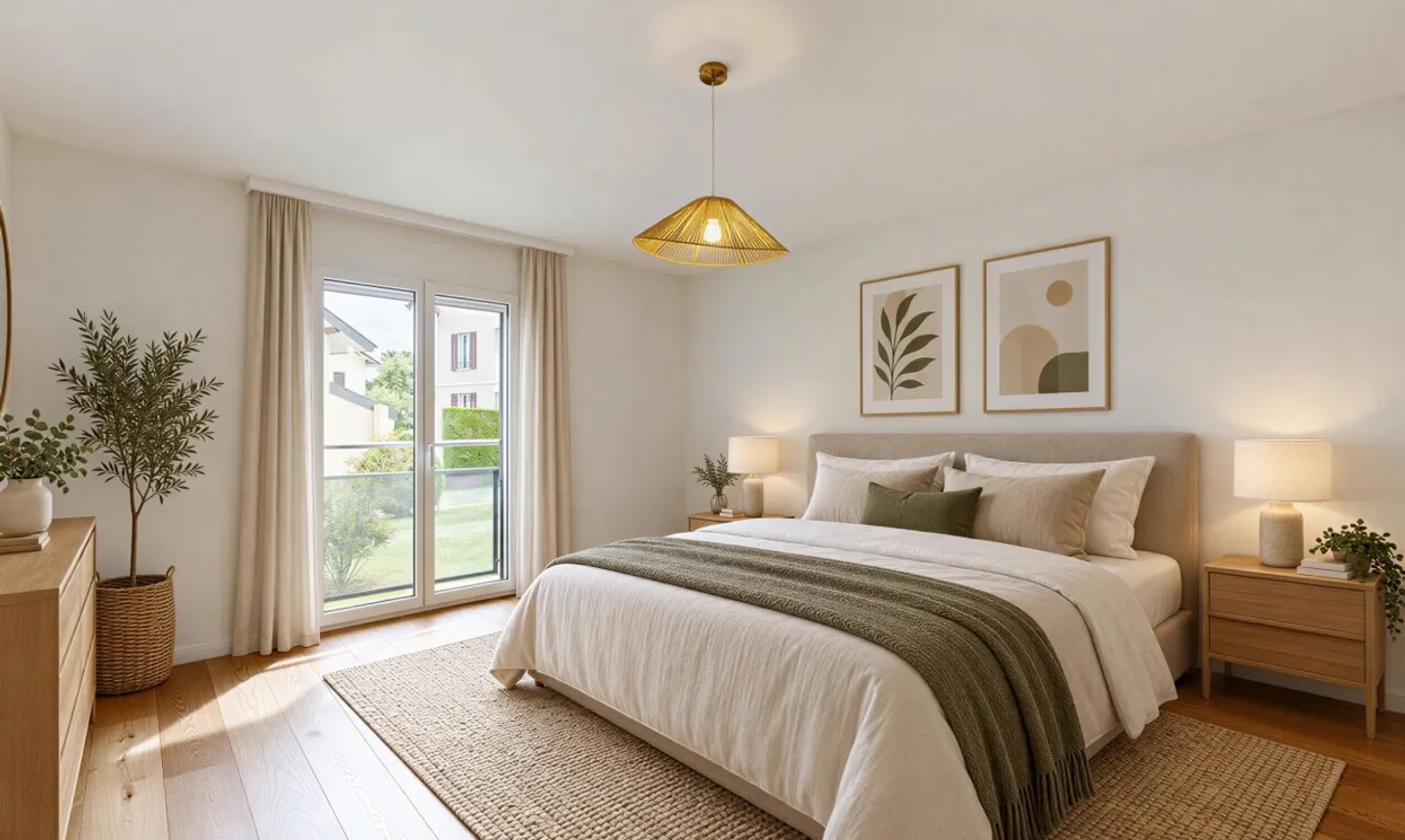 Garden-level 5.5 rooms in Morges, renovated, private garden - Photo 4 of 11