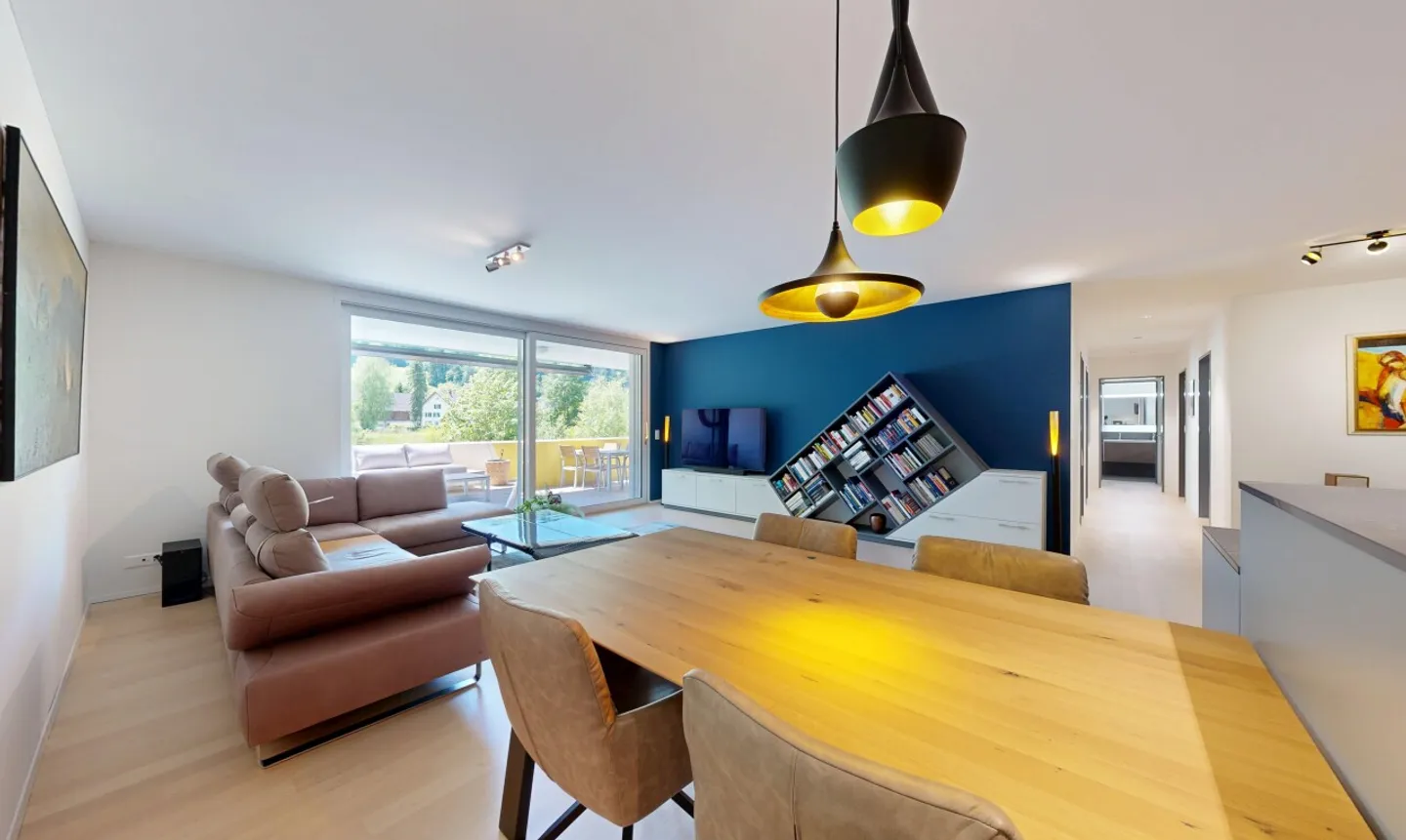 Moderne 4.5 Zimmer Wohnung mit Aussicht ins Grüne - Photo 5 of 11