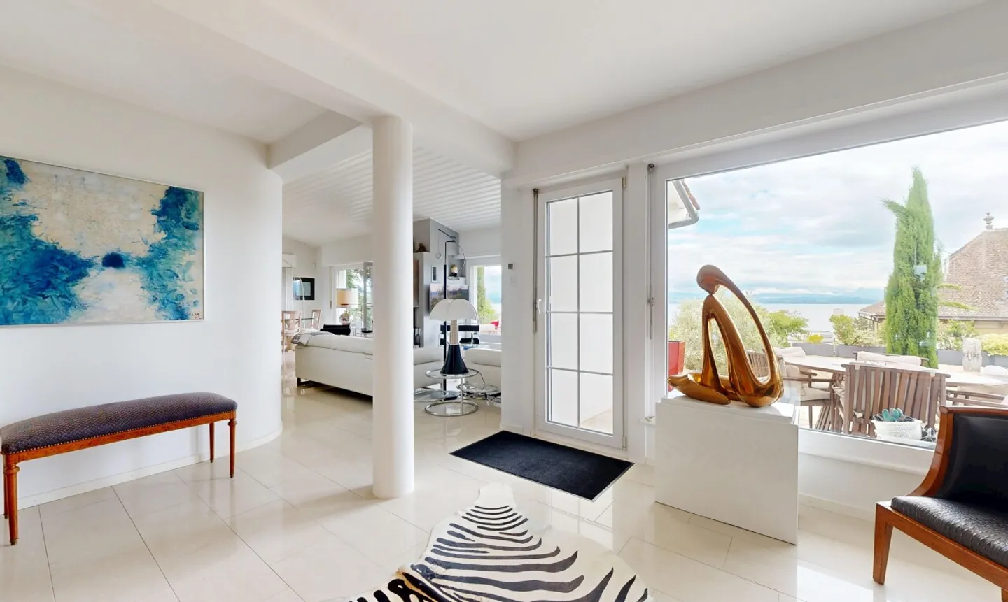 Villa contemporanea eccezionale con piscina e vista sul lago di Neuchâtel - Foto 4 di 11
