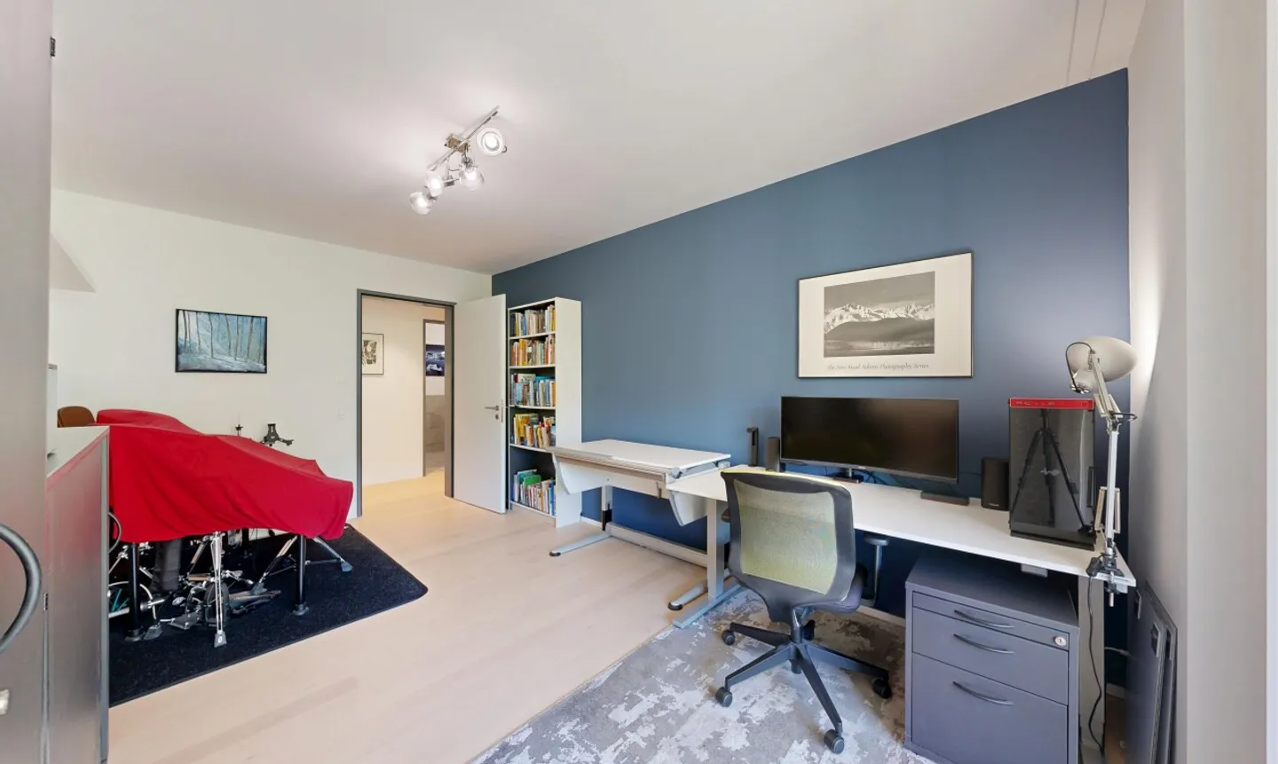 Moderne 4.5 Zimmer Wohnung mit Aussicht ins Grüne - Photo 8 of 11