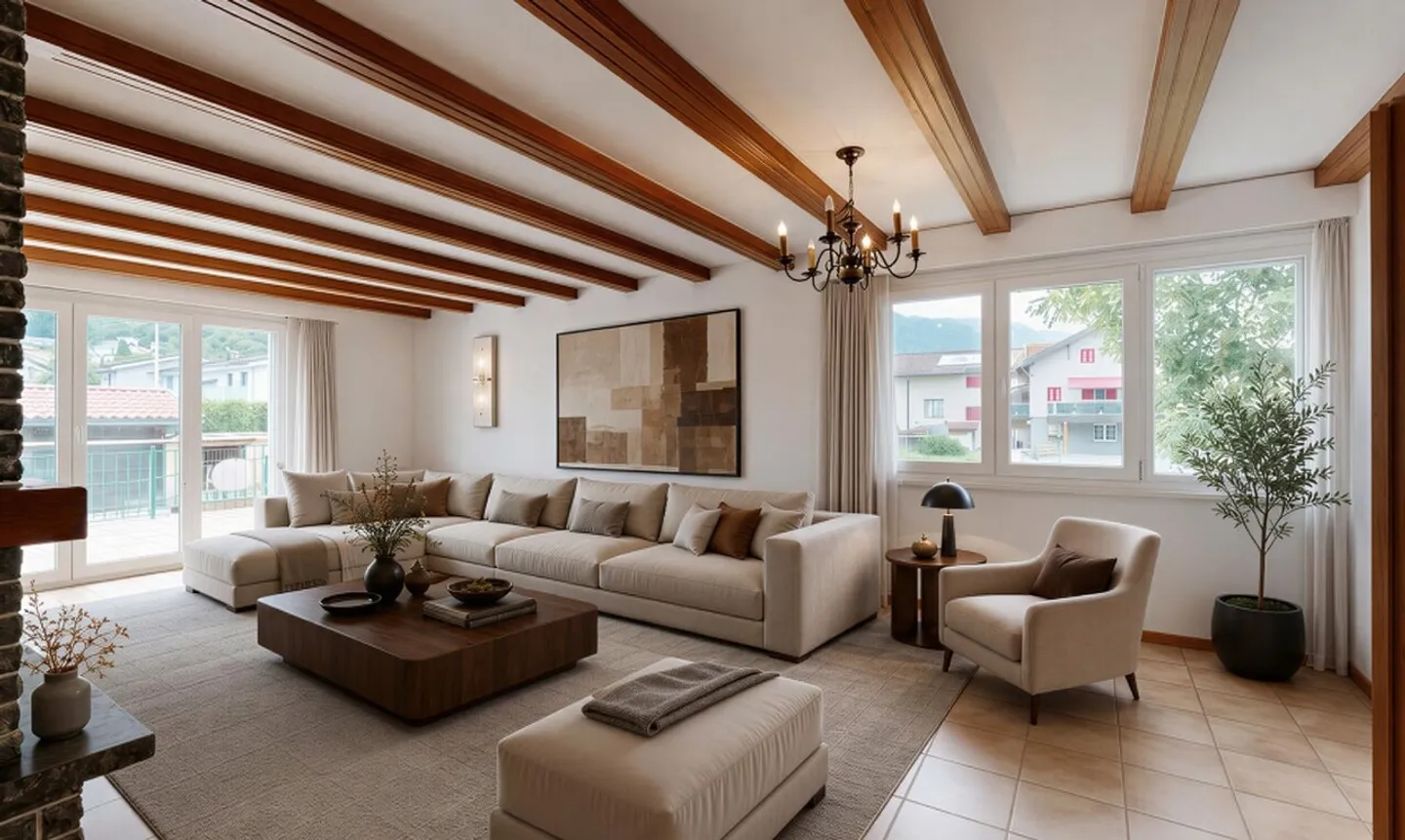 Family home with unobstructed view in Muraz (Collombey) - Photo 4 of 11