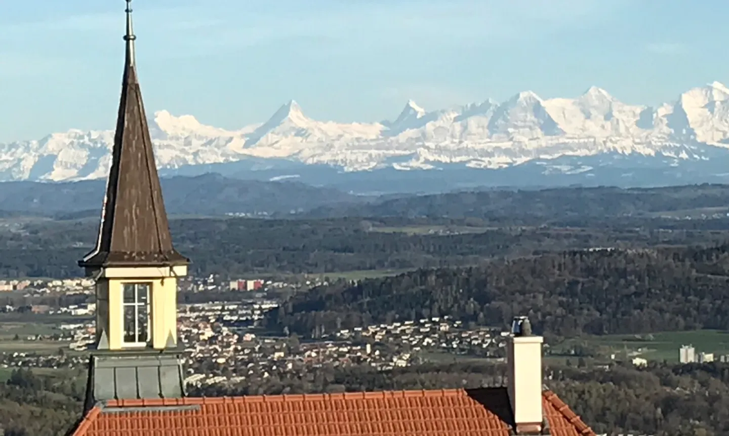 Grosszügige Attikawohnung mit Blick auf die Alpen - Photo 2 sur 11