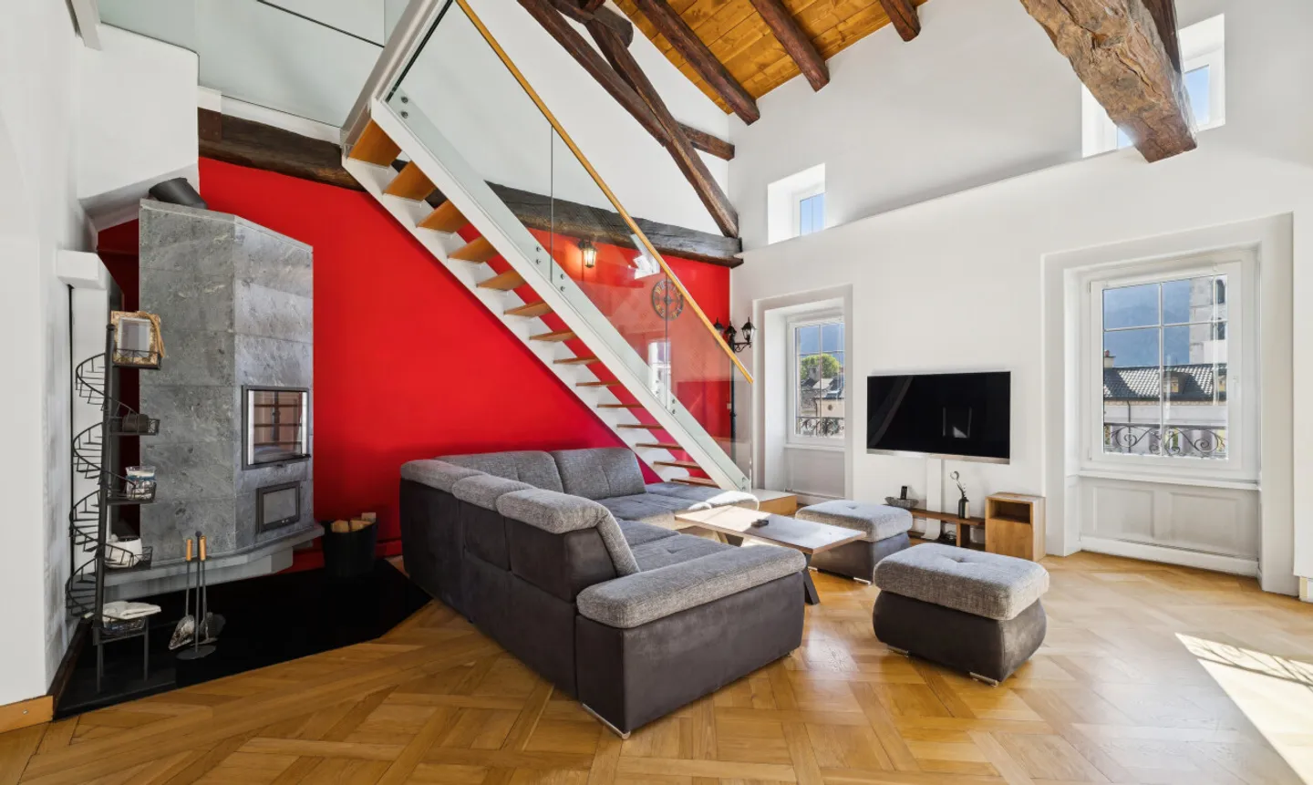 Duplex eccezionale nel cuore di Martigny - Foto 3 di 11