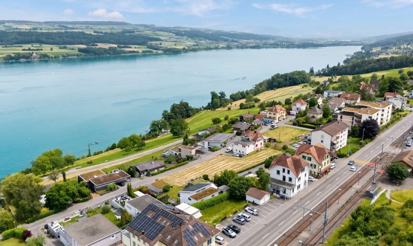 631 m² plot with a view of Lake Hallwil - Photo 1 of 5