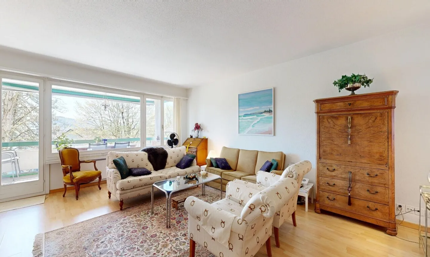 Appartement central de 4,5 pièces avec vue - Photo 1 sur 11