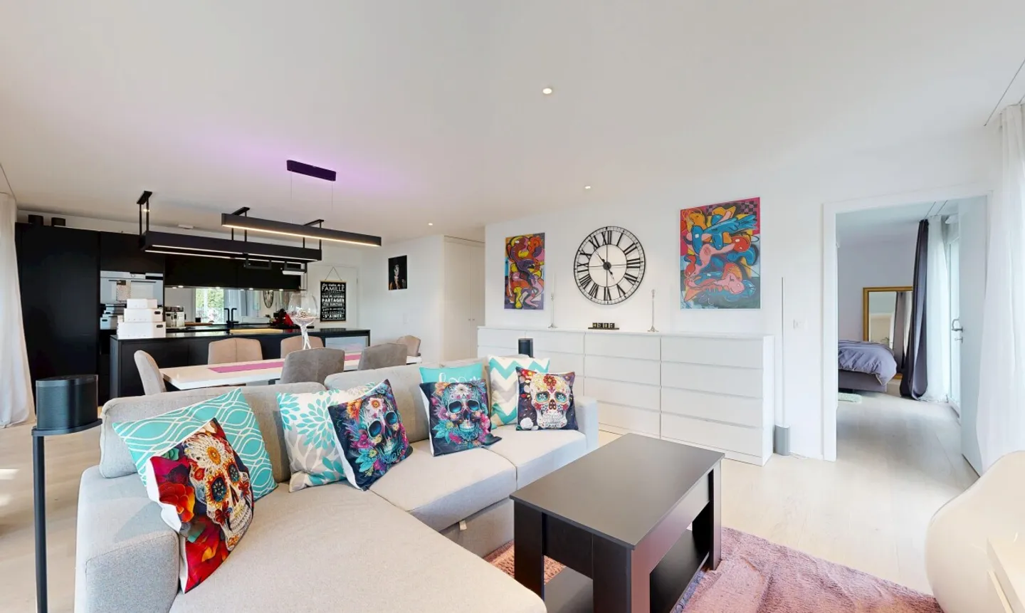 Helle 3,5-Zimmer-Wohnung mit Terrasse und privatem Garten - Foto 3 von 13