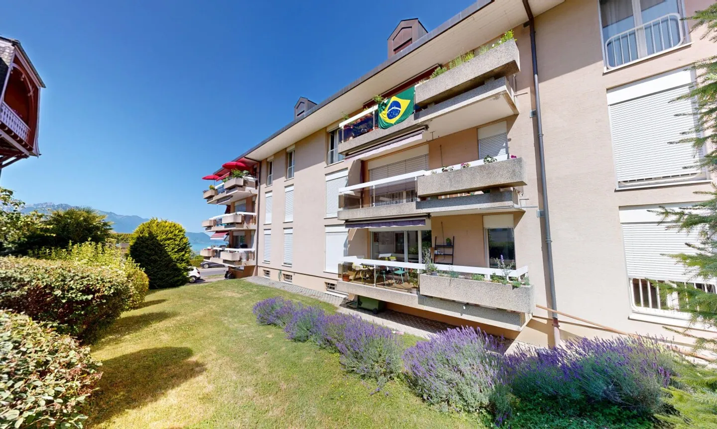 3,5-Zimmer-Wohnung mit Balkon – Mietinvestition, Chernex - Foto 2 von 11