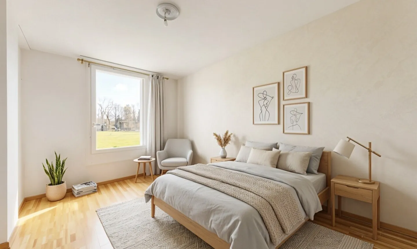 Agréable 3.5 pièces traversant à Estavayer-le-Lac - Foto 8 di 11