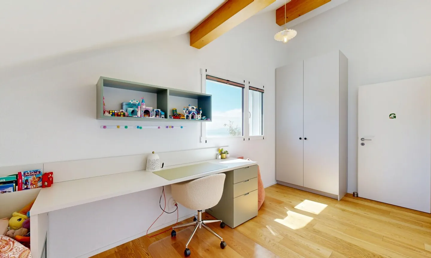 Duplex 4,5p avec jardin privatif, terrasses et vue lac - Foto 10 von 11