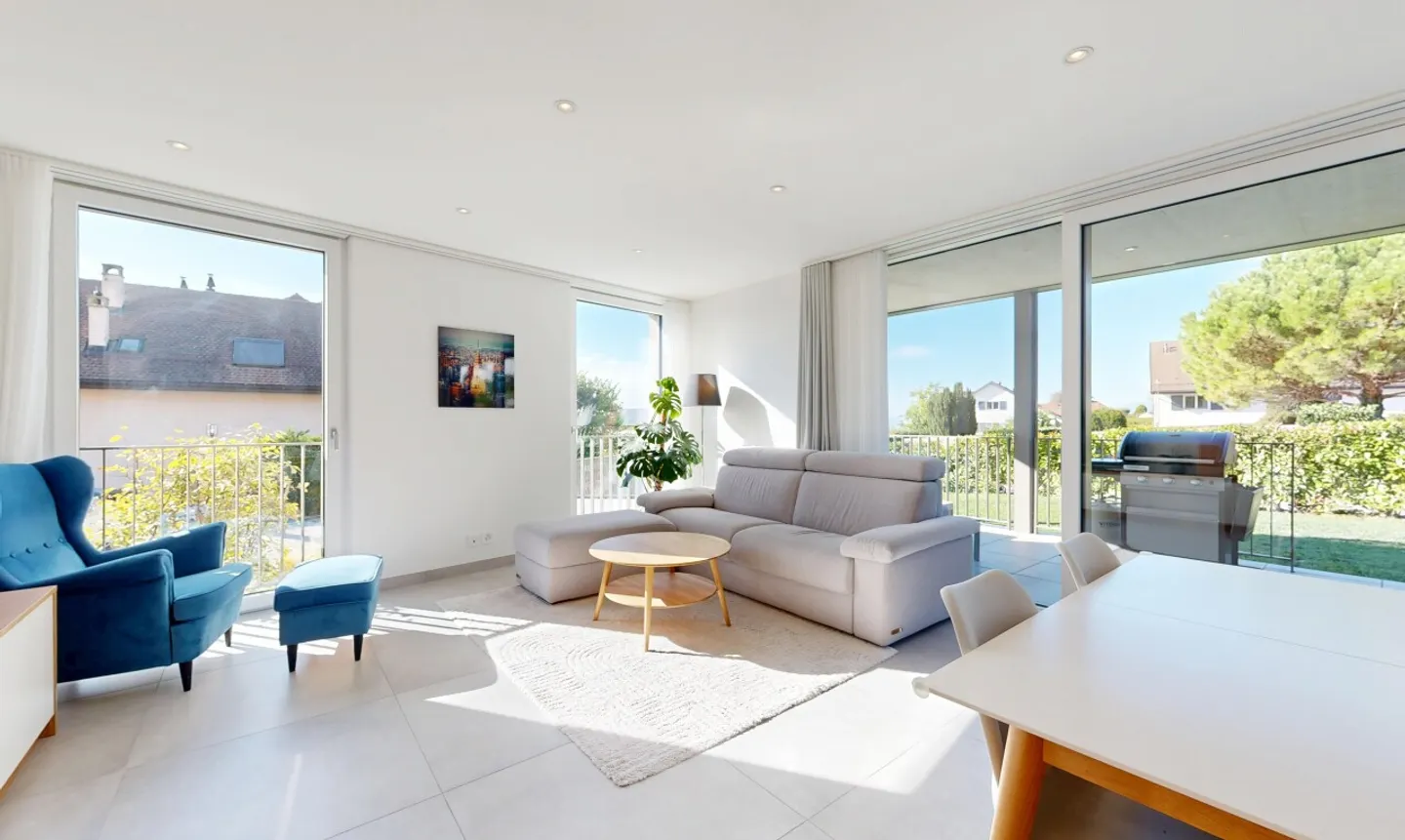 Appartement Minergie de 4.5 pièces avec grande terrasse et jardin - Photo 4 sur 11