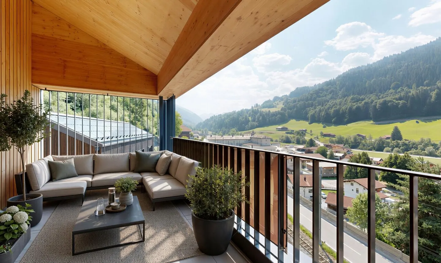 Newly built penthouse apartment with special architecture and mountain view - Photo 3 of 11