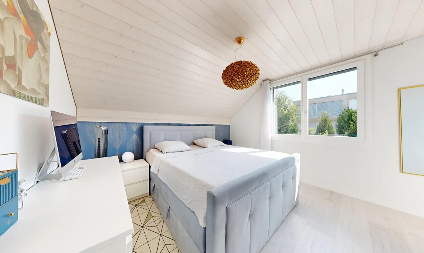 Neuere und helle Wohnung, nach Süden ausgerichtet, in Attalens - Foto 9 von 11
