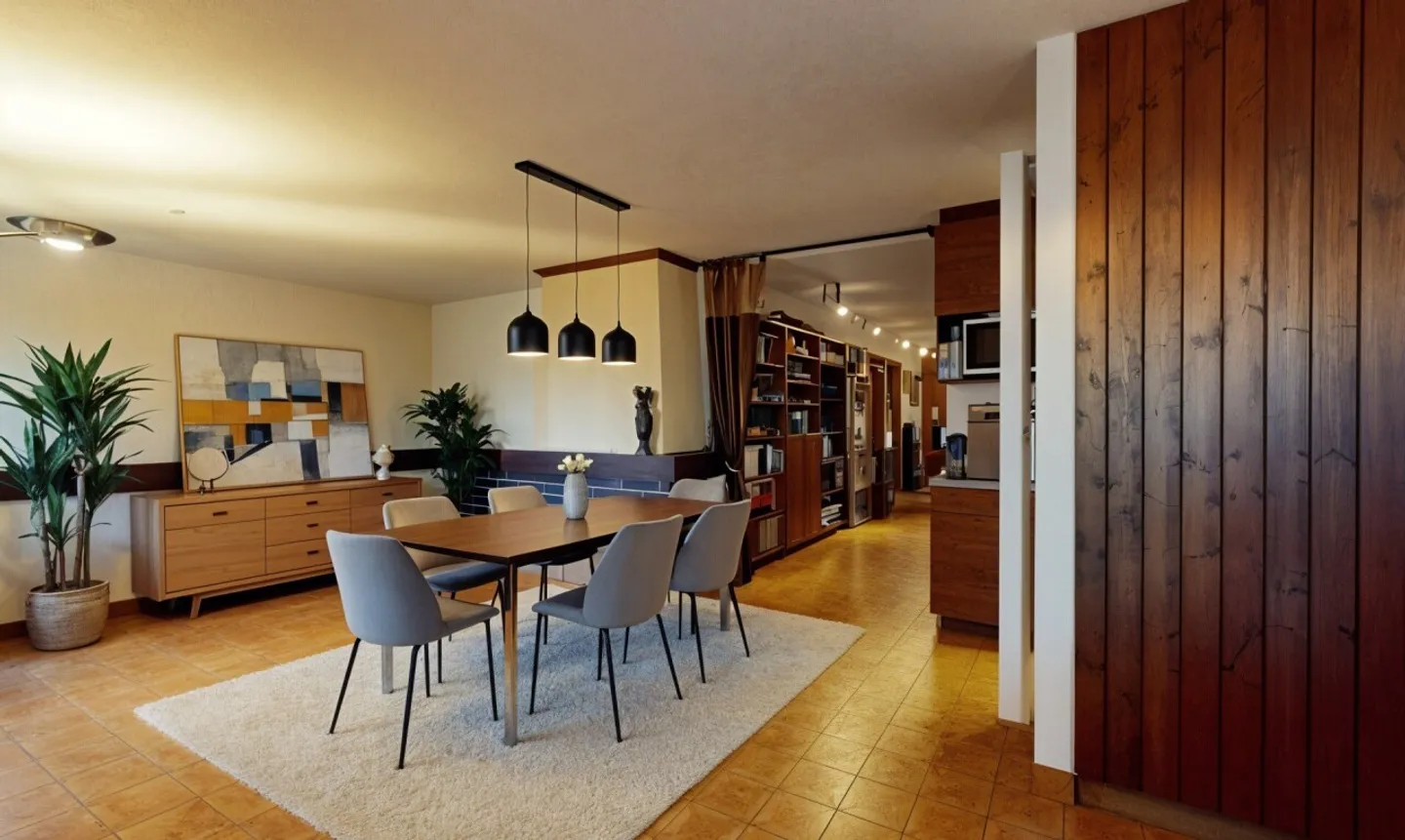 Appartamento 4,5 locali con giardino, vista montagna e garage - Foto 9 di 11