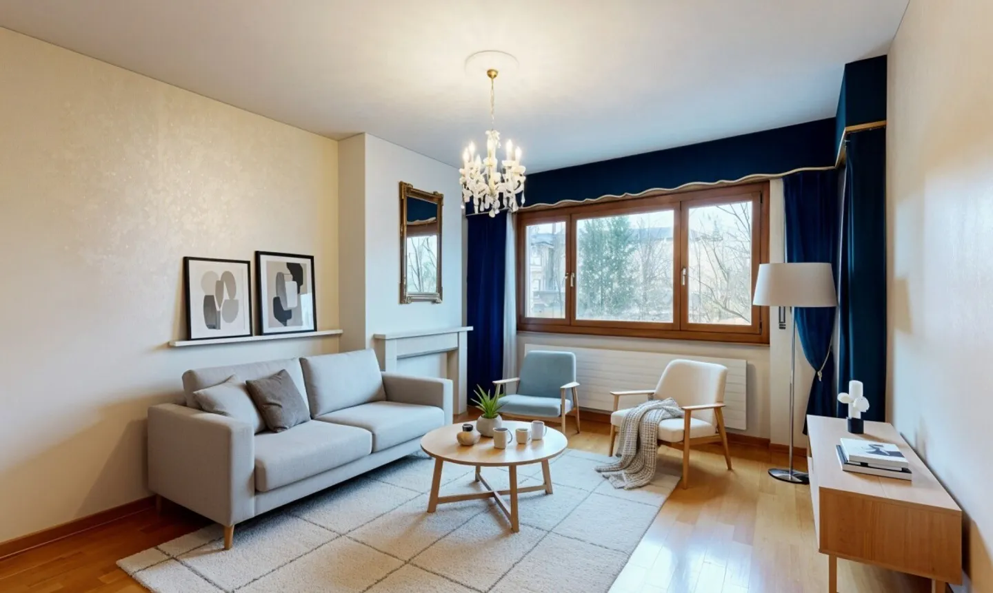 4,5-Zimmer-Wohnung nach Süden mit dominanter Aussicht und grünem Umfeld - Foto 1 von 11