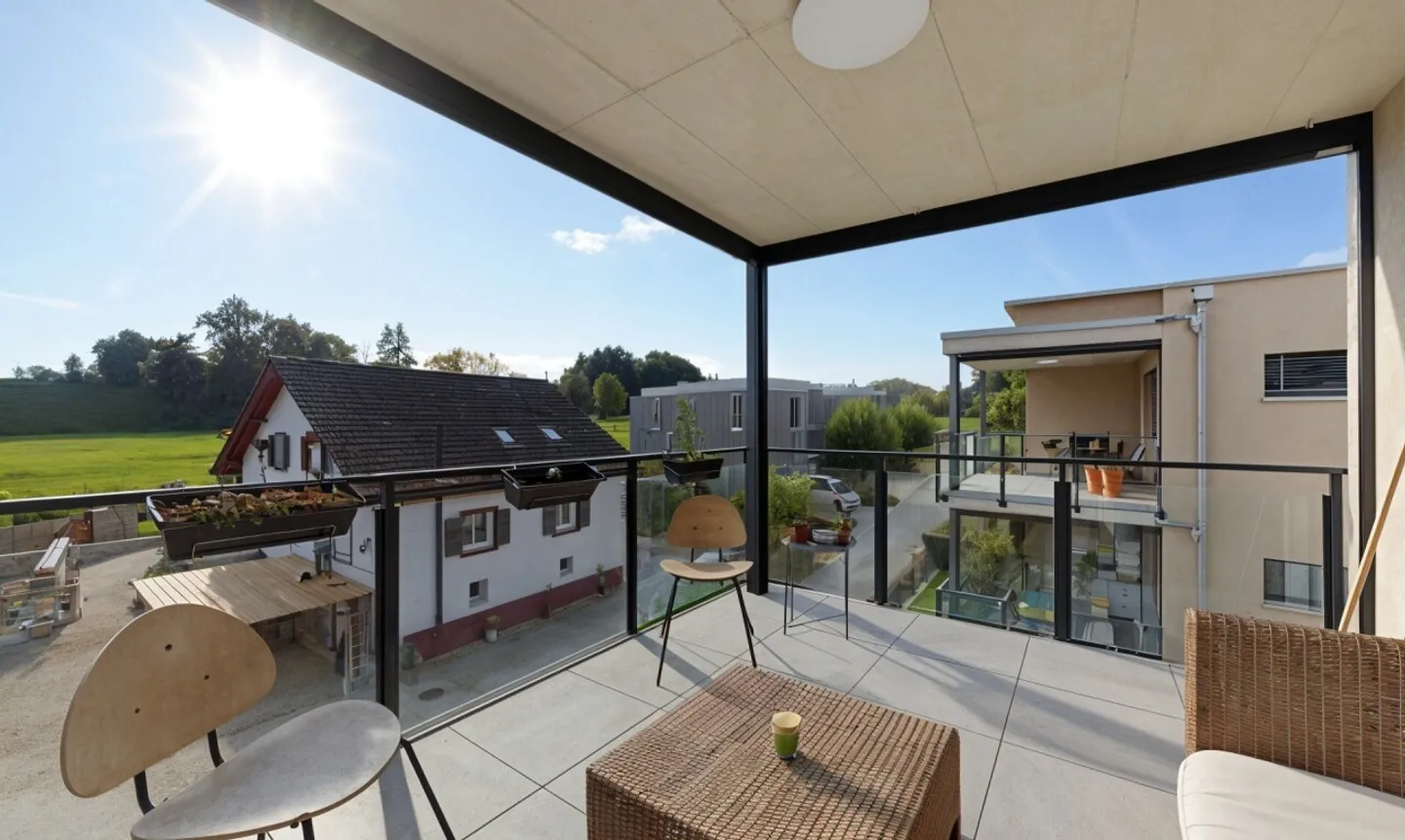 Südseitige Penthouse-Wohnung in ruhiger Lage zwischen Stadt und Land - Foto 1 von 11