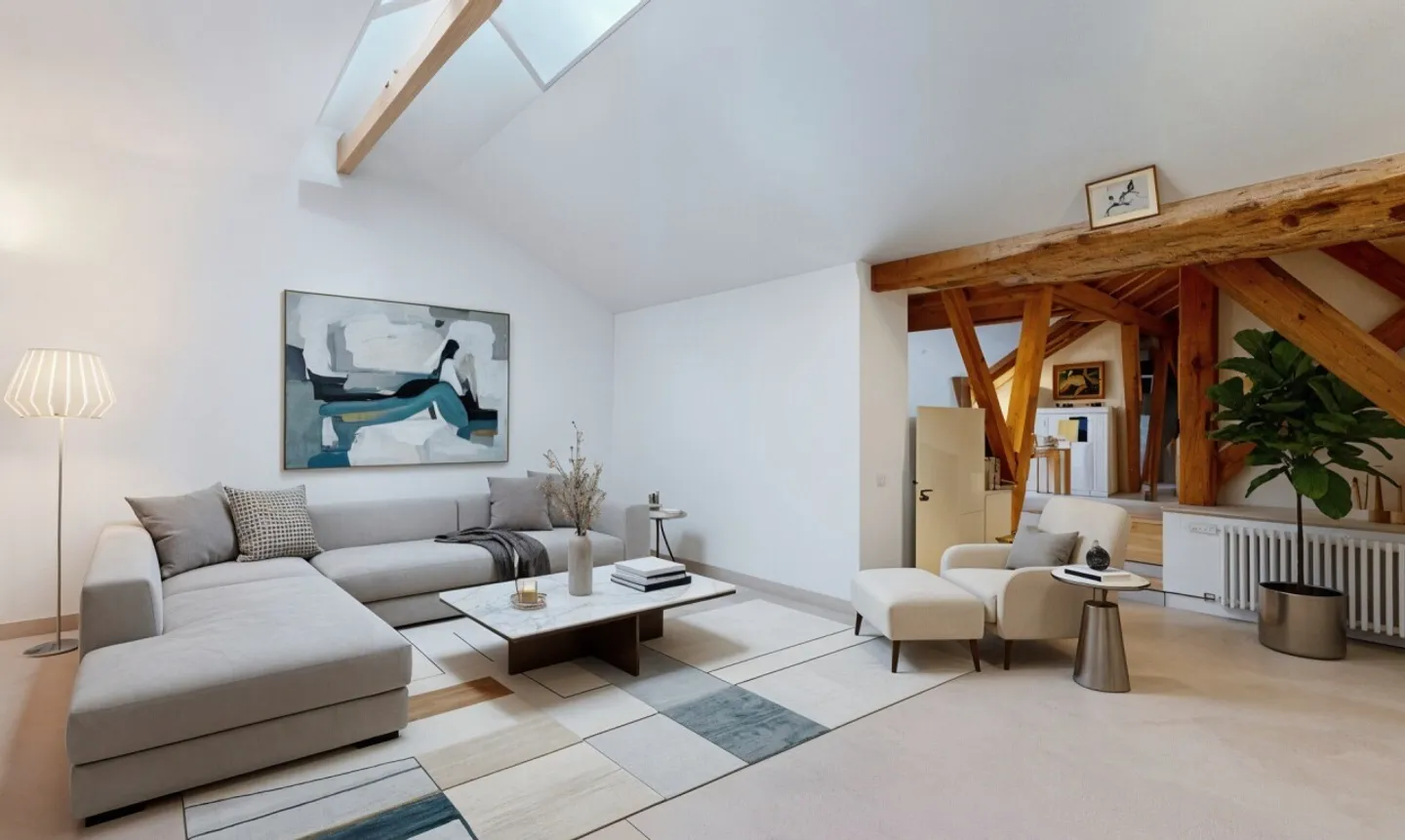 Attico caratteristico in un monumento storico - Foto 4 di 11