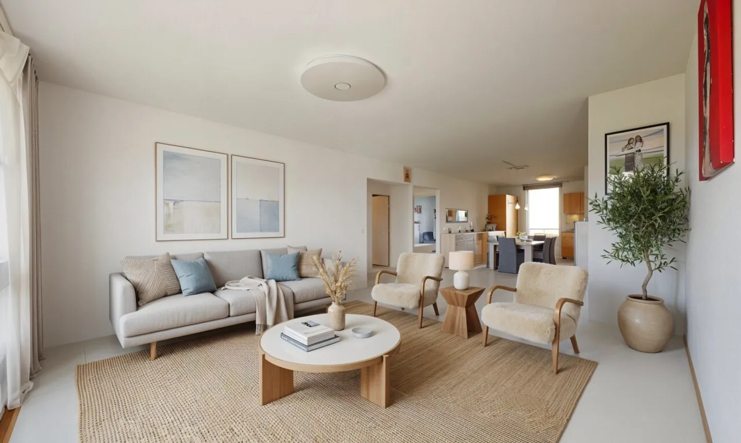 Agréable 3.5 pièces traversant à Estavayer-le-Lac - Foto 4 di 11