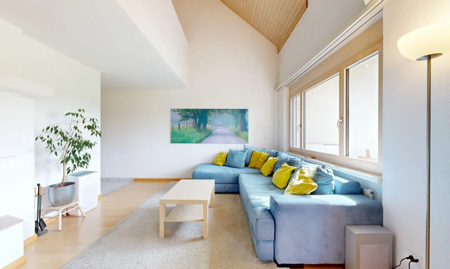 Schöne 6,5-Zimmer-Maisonette-Dachwohnung mit Terrassen und Aussicht - Foto 3 di 11