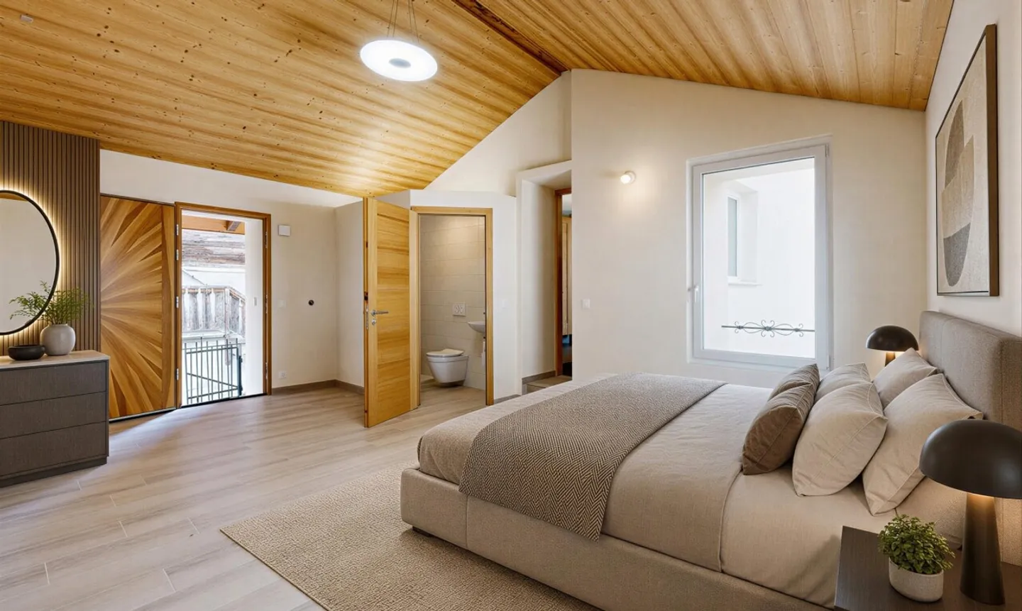 Wunderschönes, außergewöhnliches Einfamilienhaus in Muraz (Sierre) - Foto 2 von 11