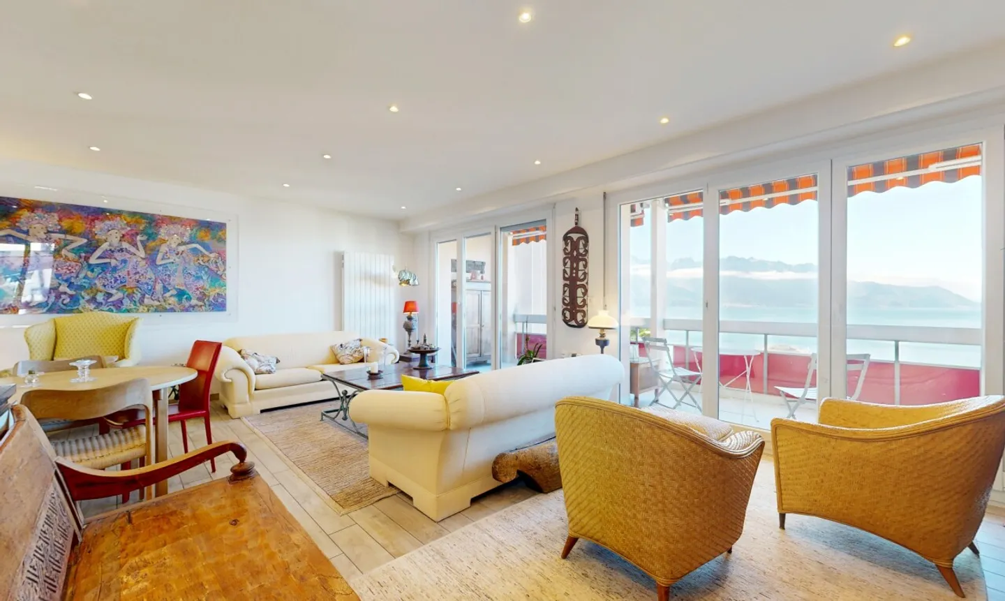 Appartamento di lusso con vista panoramica sul lago a Montreux - Foto 2 di 13