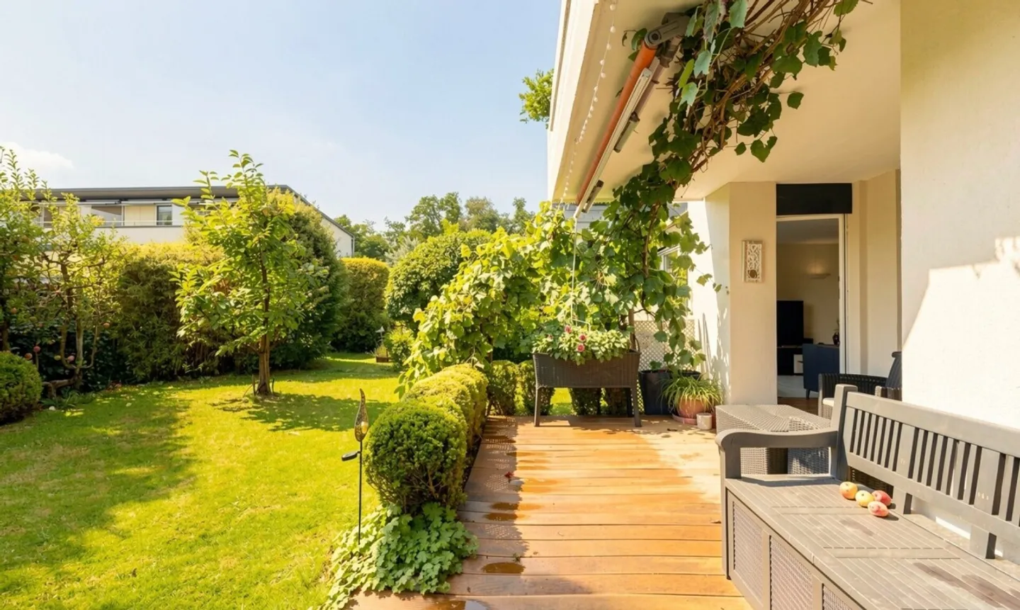 Appartement de jardin avec un potentiel énorme sur la Côte d'Or de Zurich - Photo 9 sur 11