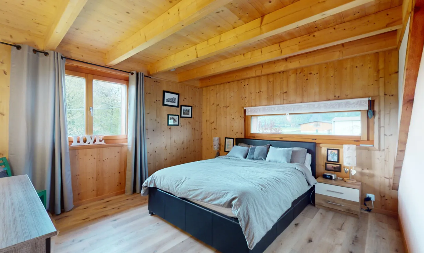 Geräumige Duplexwohnung mit 5,5 Zimmern - großer Garten - Illarsaz - Foto 8 von 12