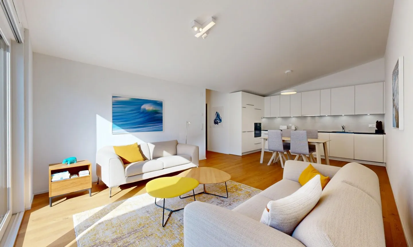 Dachgeschoss 3,5 Zimmer - atemberaubende Aussicht in Martigny - Foto 1 von 11