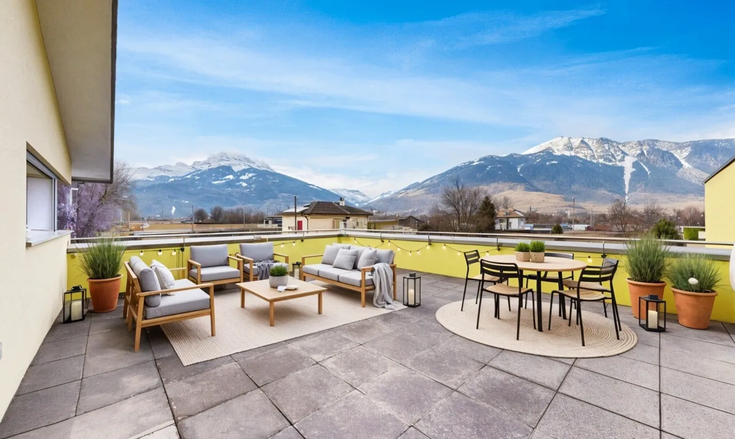 Contemporary villa with a view of the Dents du Midi and unique potential - Photo 3 of 11