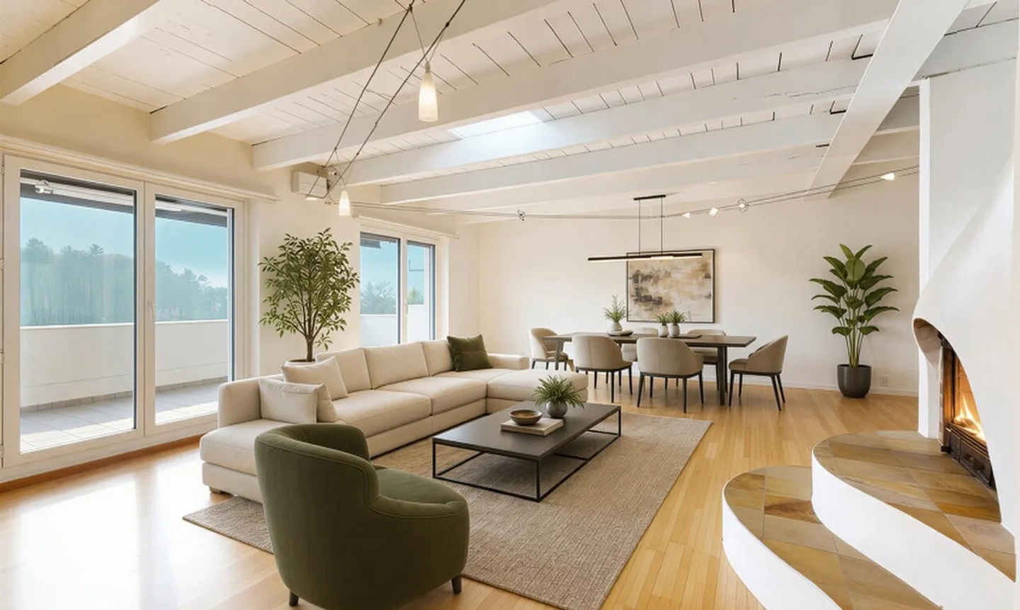 Appartamento attico 5.5 locali – Terrazza di 32m² e Vista Panoramica - Foto 4 di 13