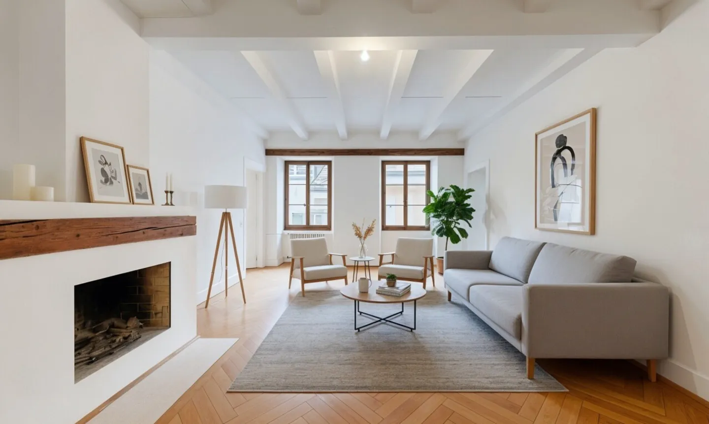 Selten in Vevey: 4,5 Charakterräume nur wenige Schritte vom Genfersee entfernt - Foto 3 von 13