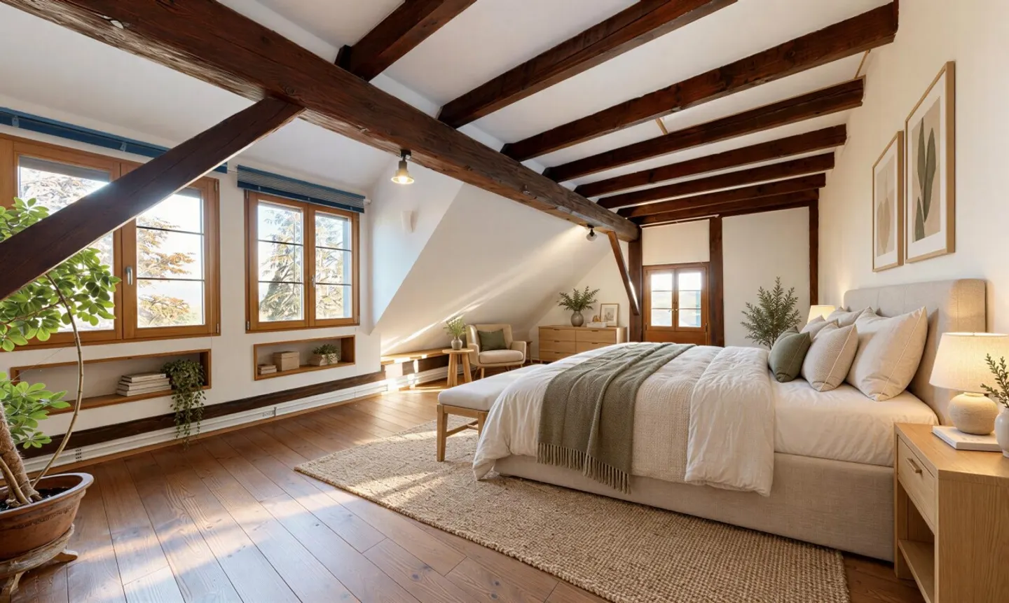 CHARMANTER DUPLEX MIT GROSSEN ENTWICKLUNGSMÖGLICHKEITEN IN SOTTENS 5.5p - Foto 8 von 13