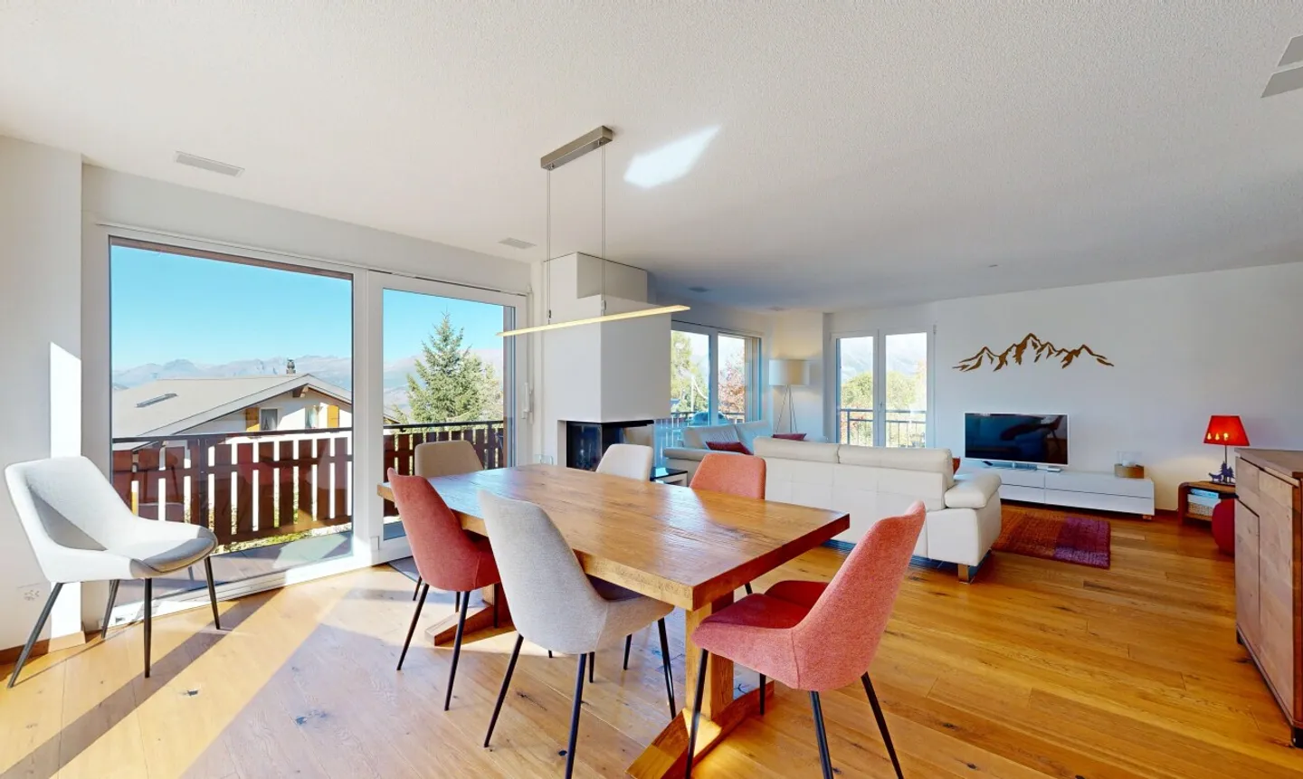 Außergewöhnliches Chalet mit Panoramablick in Bürchen - Foto 5 von 11