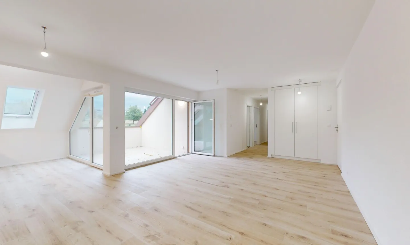Bioley-Magnoux – 4.5 new rooms on the top floor with covered balcony - Photo 1 of 11