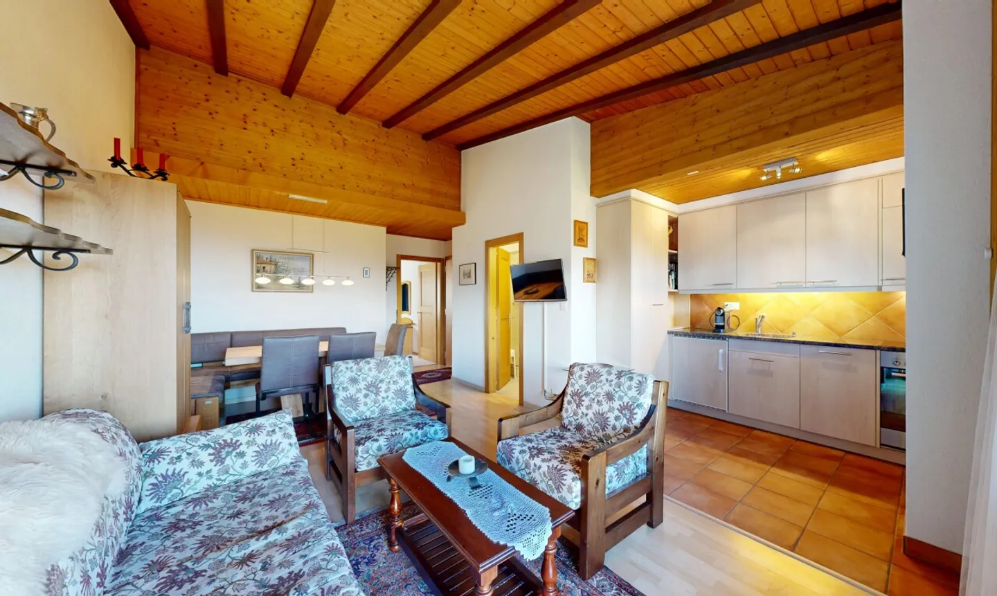 Ultimo piano con vista incredibile sulle montagne - Crans Montana - Foto 4 di 11