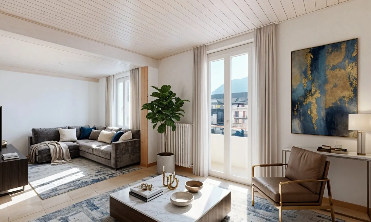 House in Aigle with 2 apartments, unobstructed view and great potential - Photo 8 of 11