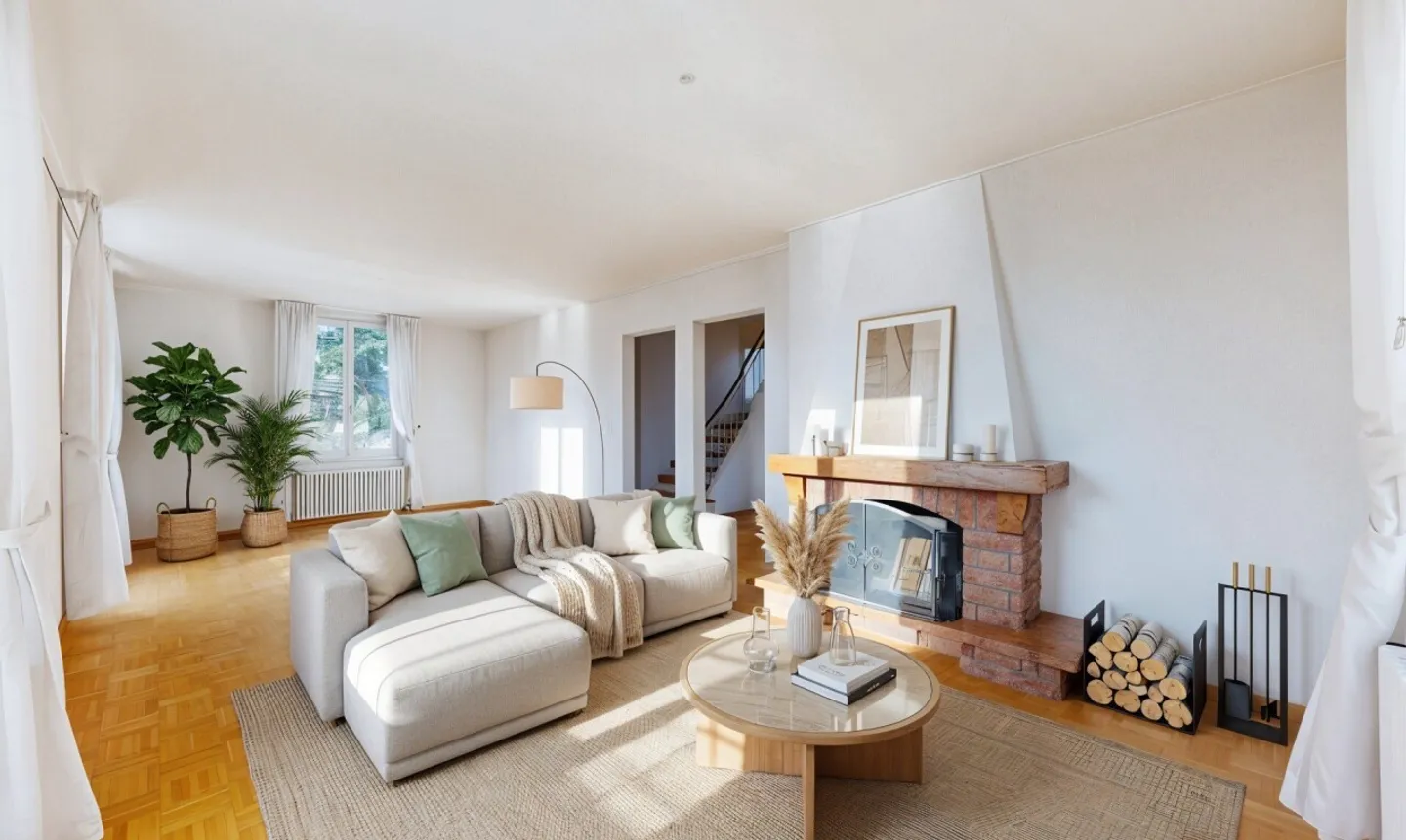 Wunderschöne Villa mit Pool und einzigartigem Panorama über den See und die Alpen - Foto 7 von 11