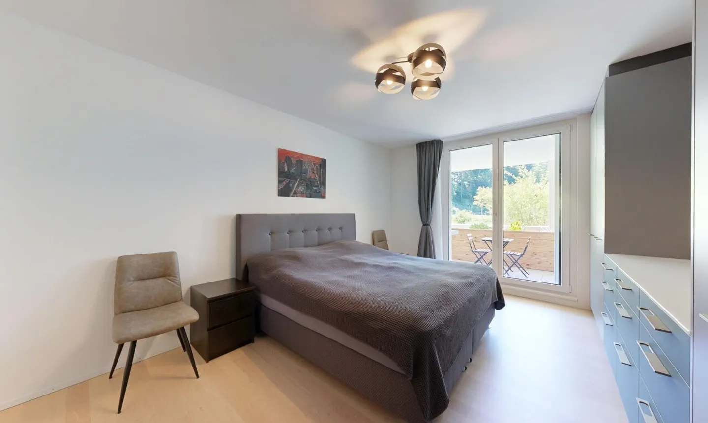 Moderne 4.5 Zimmer Wohnung mit Aussicht ins Grüne - Photo 7 of 11