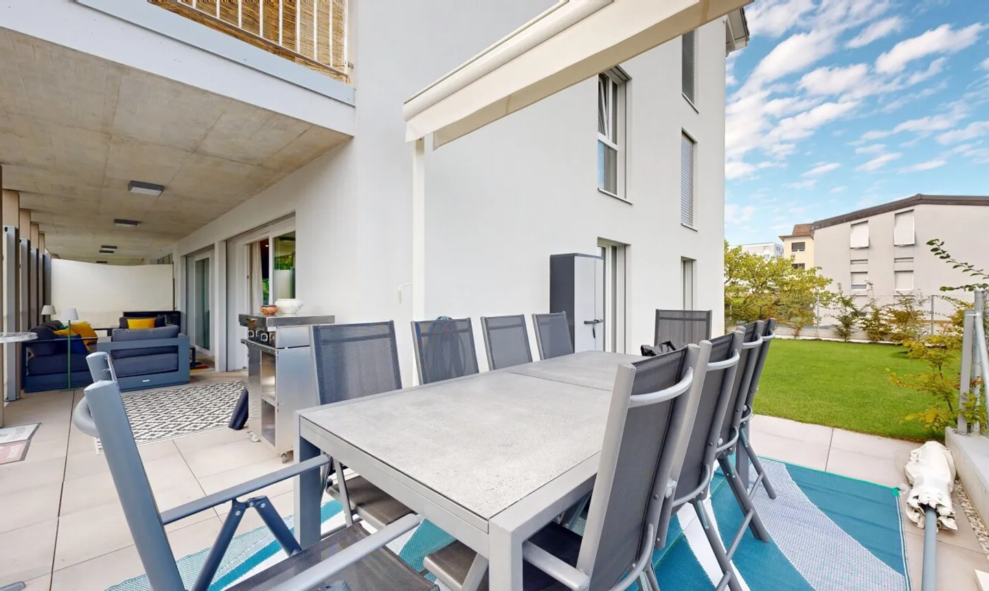 Helle 3,5-Zimmer-Wohnung mit Terrasse und privatem Garten - Foto 12 von 13