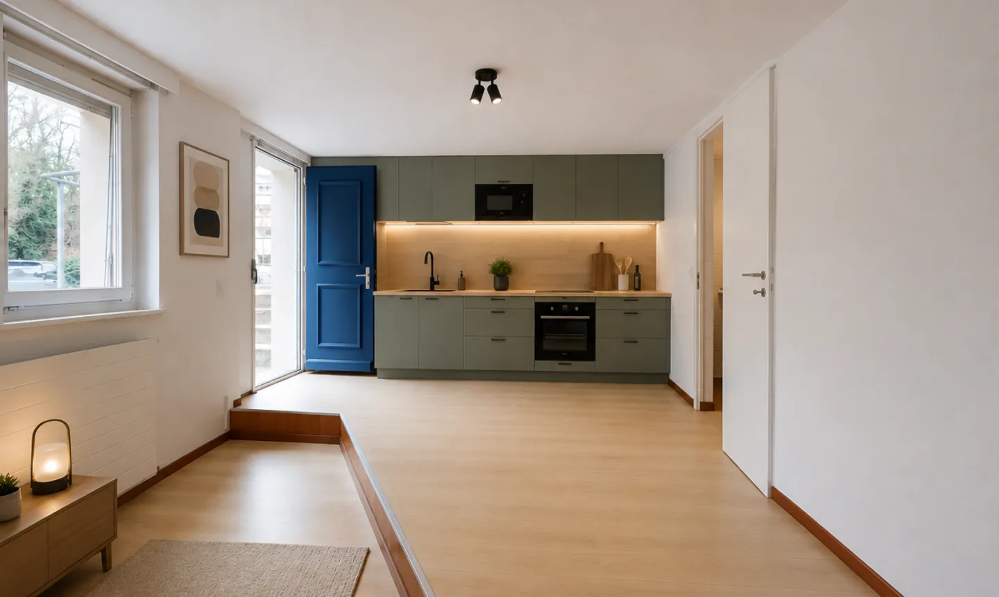 2-Zimmer-Wohnung 33m² – Küche und Bad nach Ihren Wünschen gestalten - Foto 4 von 11