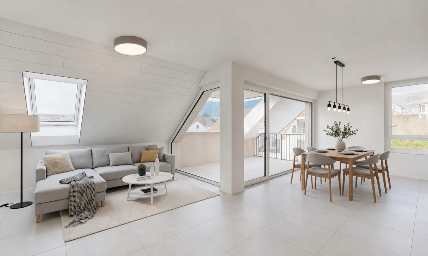 Appartement Attique Moderne à Champagne - Photo 5 sur 11