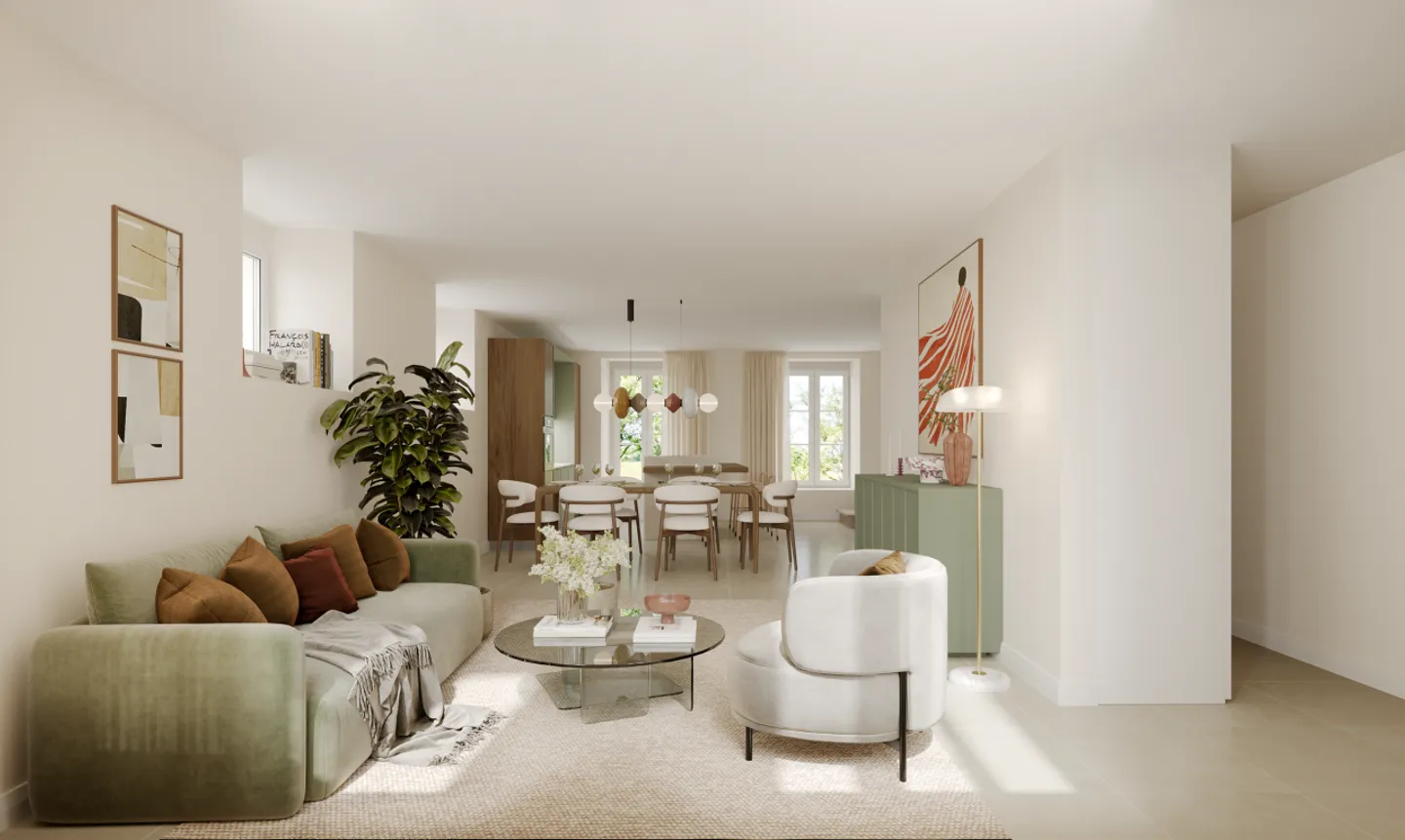 Exceptional triplex with private garden - 5.5 rooms - Photo 4 of 10