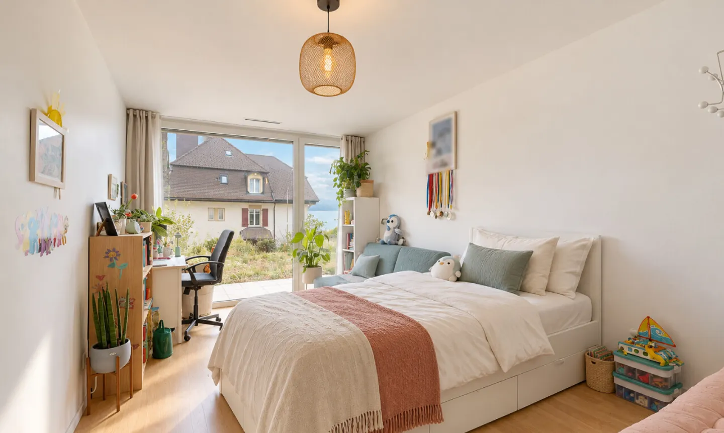 4.5 rooms of 2024 with garden, terrace and lake view - Photo 8 of 11