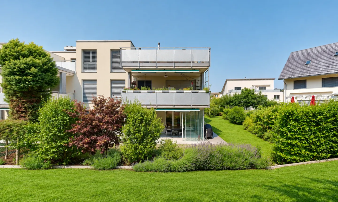 Modernes Gartenapartment in Eglisau - Foto 1 von 11