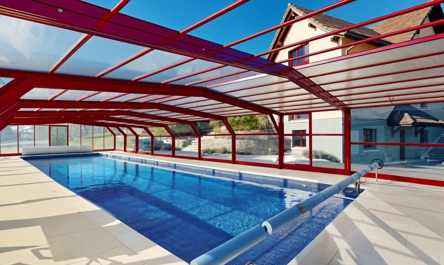 Familienhaus mit Panoramablick, Schwimmbad und großem Grundstück - Foto 2 von 13