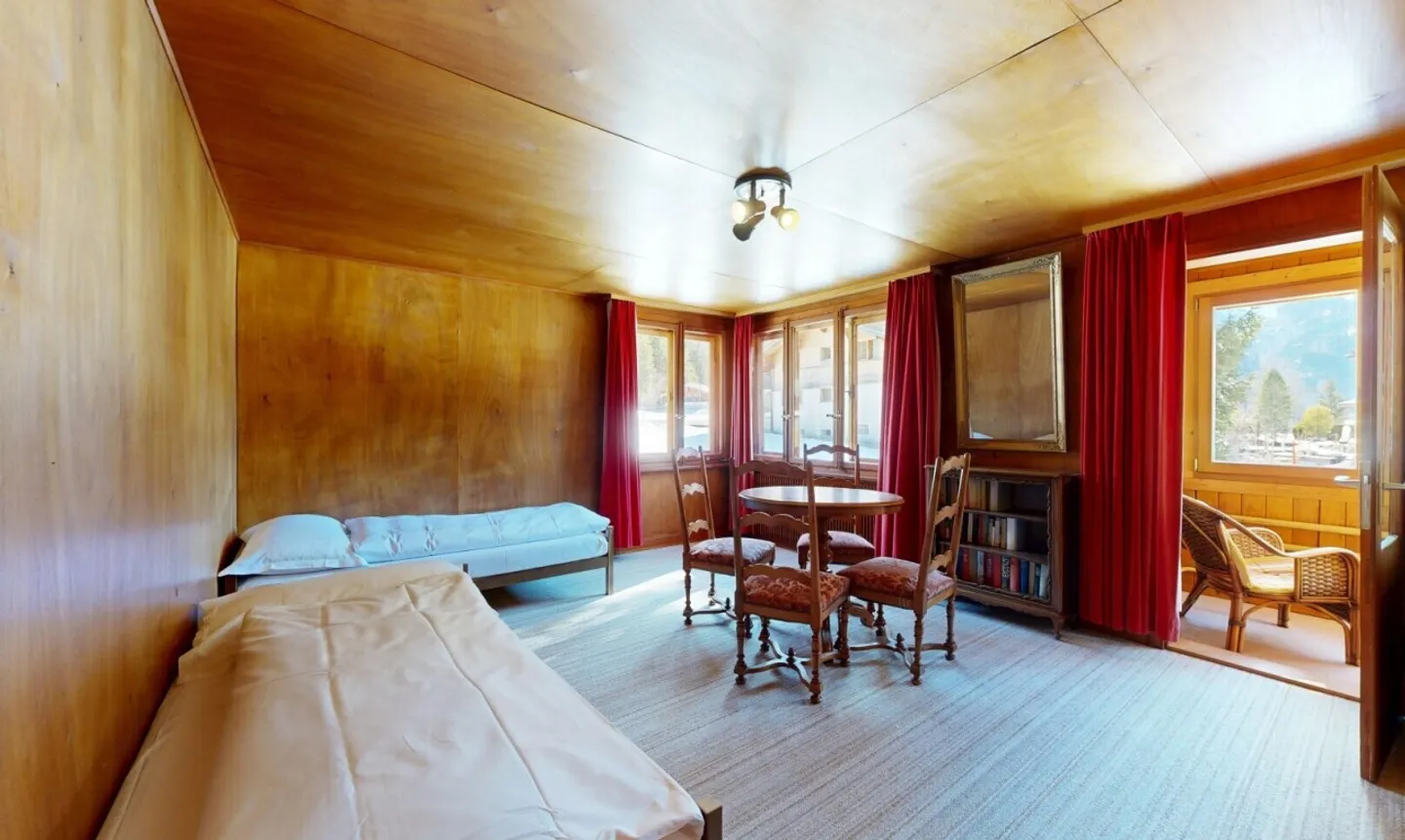 Sunny 4-room apartment with mountain view in Kandersteg - Photo 4 of 11